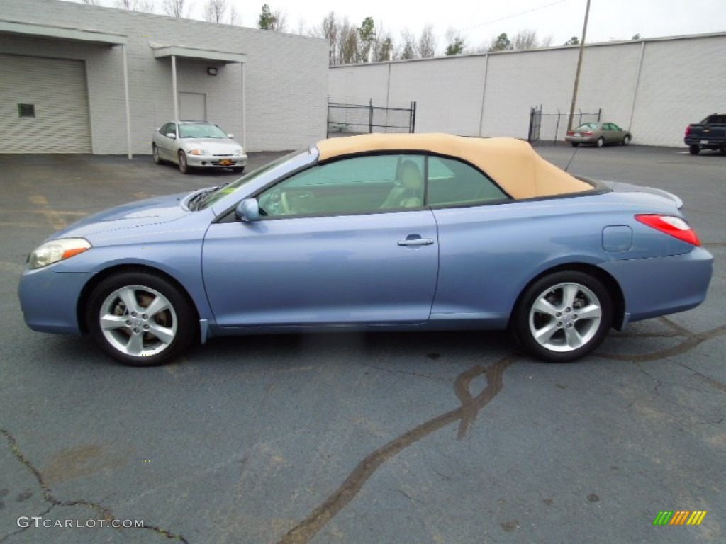 Cosmic Blue Metallic 2007 Toyota Solara SLE V6 Convertible Exterior Photo #77694641