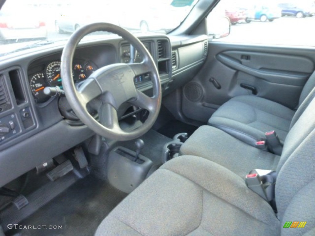 Dark Charcoal Interior 2005 Chevrolet Silverado 1500 LS Extended Cab 4x4 Photo #77694648