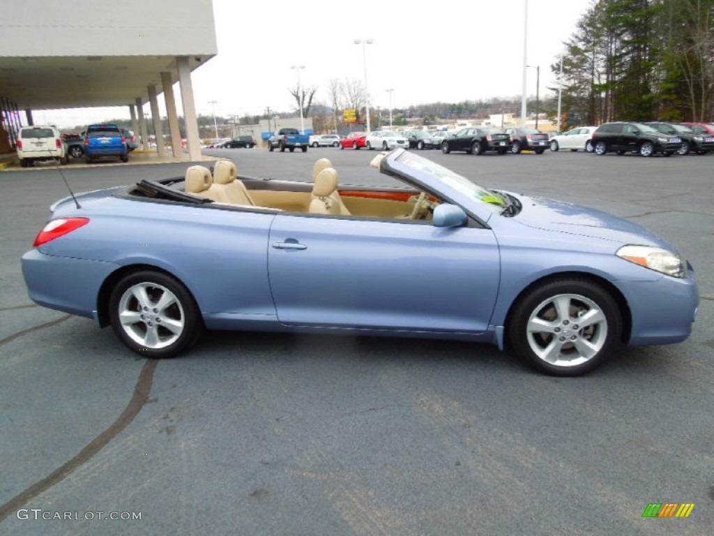 Cosmic Blue Metallic 2007 Toyota Solara SLE V6 Convertible Exterior Photo #77695095