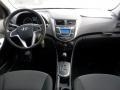 Black 2013 Hyundai Accent GS 5 Door Dashboard