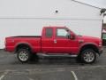 Bright Red 2008 Ford F350 Super Duty FX4 Crew Cab 4x4 Exterior