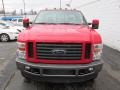 2008 Bright Red Ford F350 Super Duty FX4 Crew Cab 4x4  photo #3