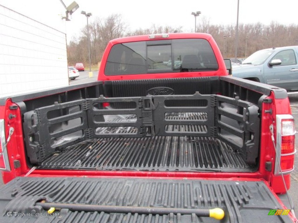 2008 F350 Super Duty FX4 Crew Cab 4x4 - Bright Red / Black photo #10