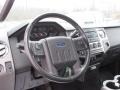 2008 Ford F350 Super Duty Black Interior Steering Wheel Photo