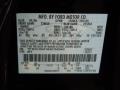 UA: Black 2006 Ford Escape Limited Color Code