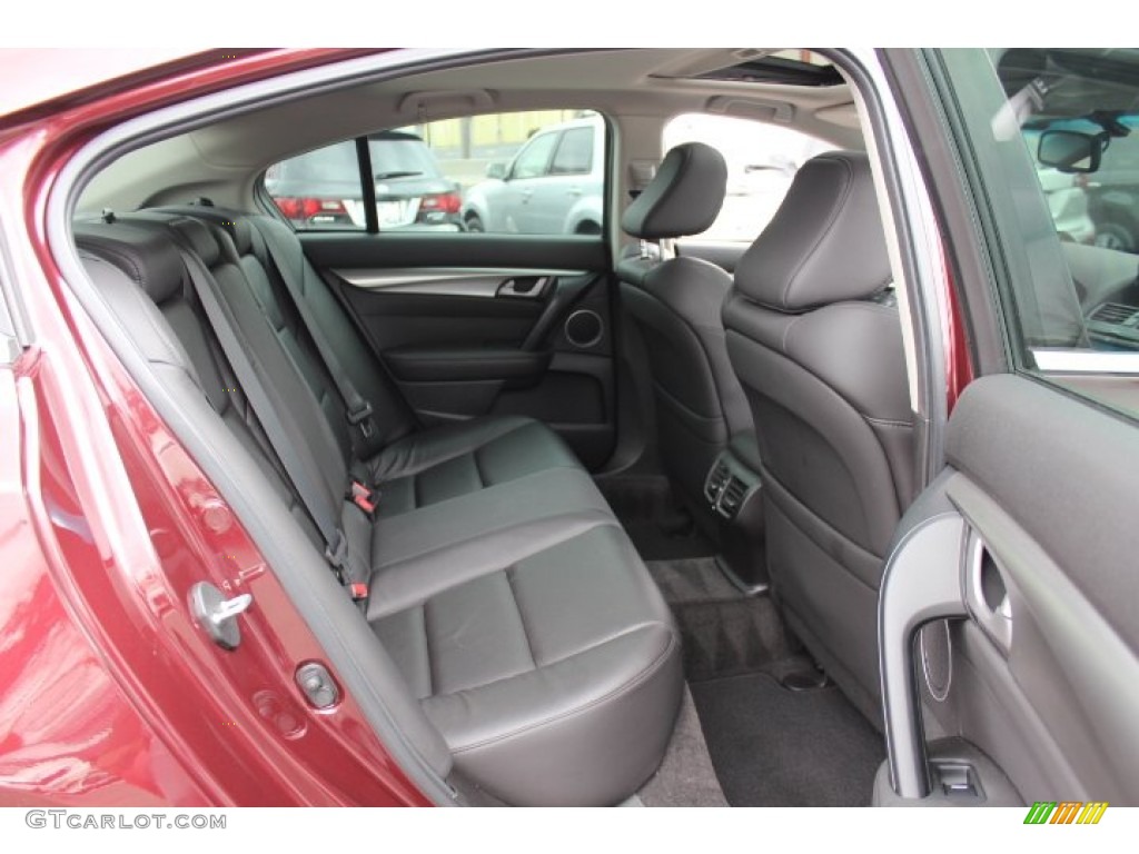 Ebony Interior 2010 Acura TL 3.5 Technology Photo #77696118