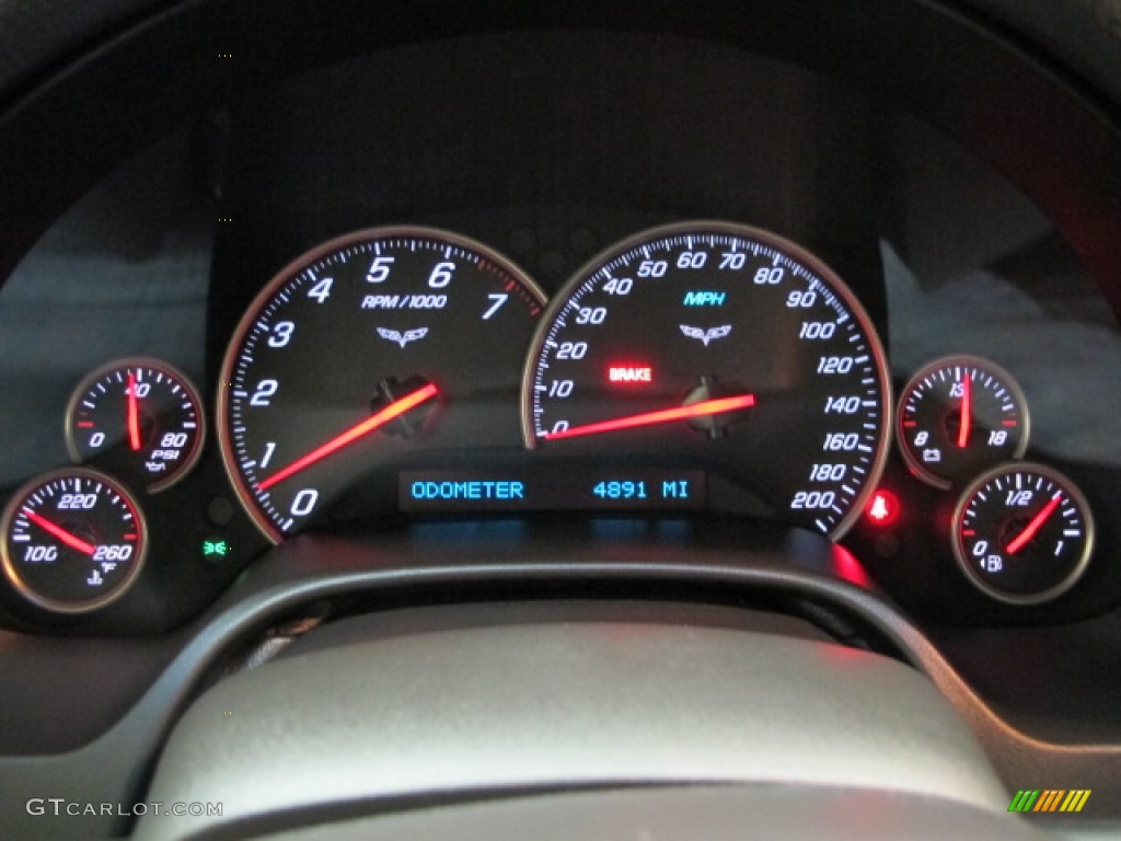 2007 Chevrolet Corvette Coupe Gauges Photo #77696146