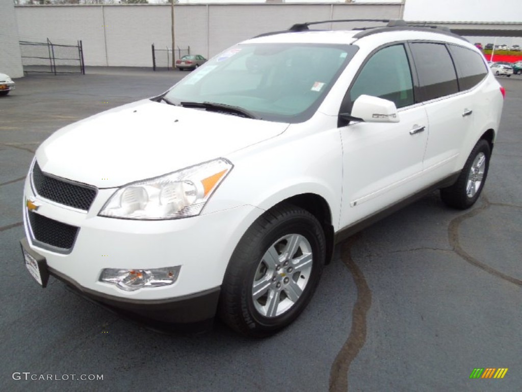 Summit White 2010 Chevrolet Traverse LT Exterior Photo #77696379