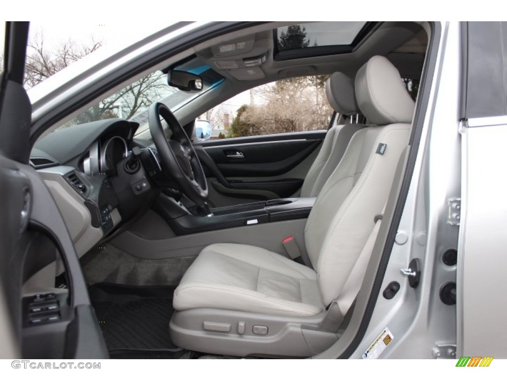 Taupe Interior 2011 Acura ZDX Advance SH-AWD Photo #77696538