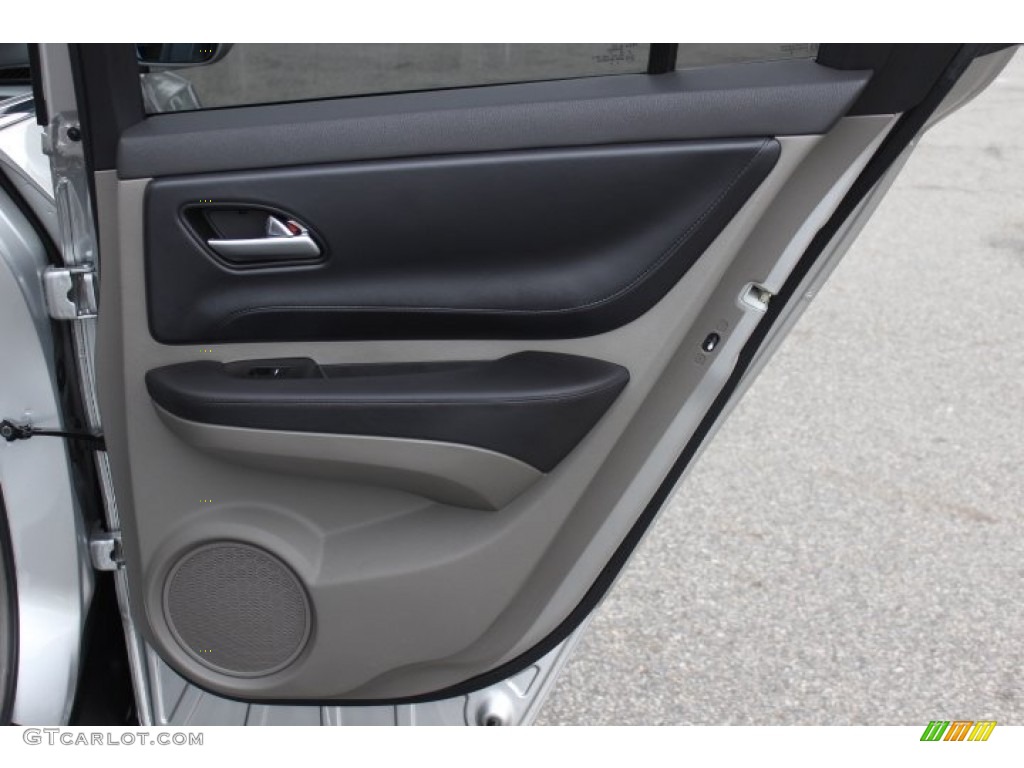 2011 Acura ZDX Advance SH-AWD Taupe Door Panel Photo #77696752