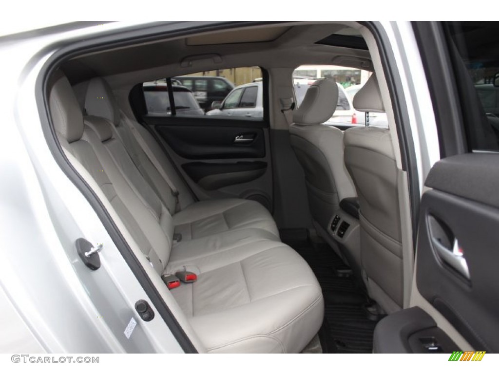 2011 Acura ZDX Advance SH-AWD Rear Seat Photos