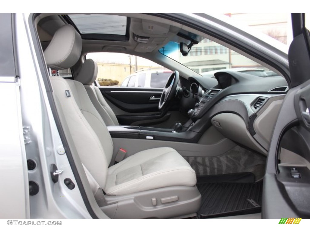 Taupe Interior 2011 Acura ZDX Advance SH-AWD Photo #77696841