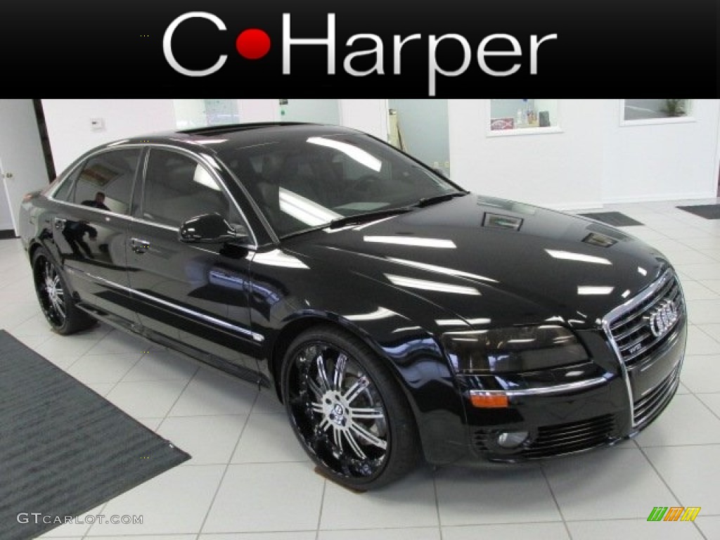 2005 A8 L W12 quattro - Brilliant Black / Platinum photo #1