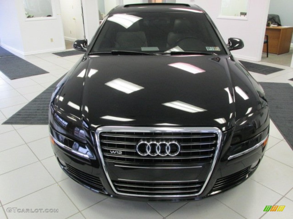 2005 A8 L W12 quattro - Brilliant Black / Platinum photo #4