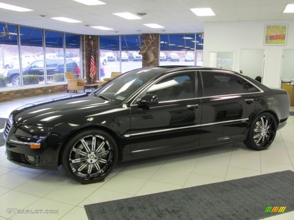 2005 A8 L W12 quattro - Brilliant Black / Platinum photo #5