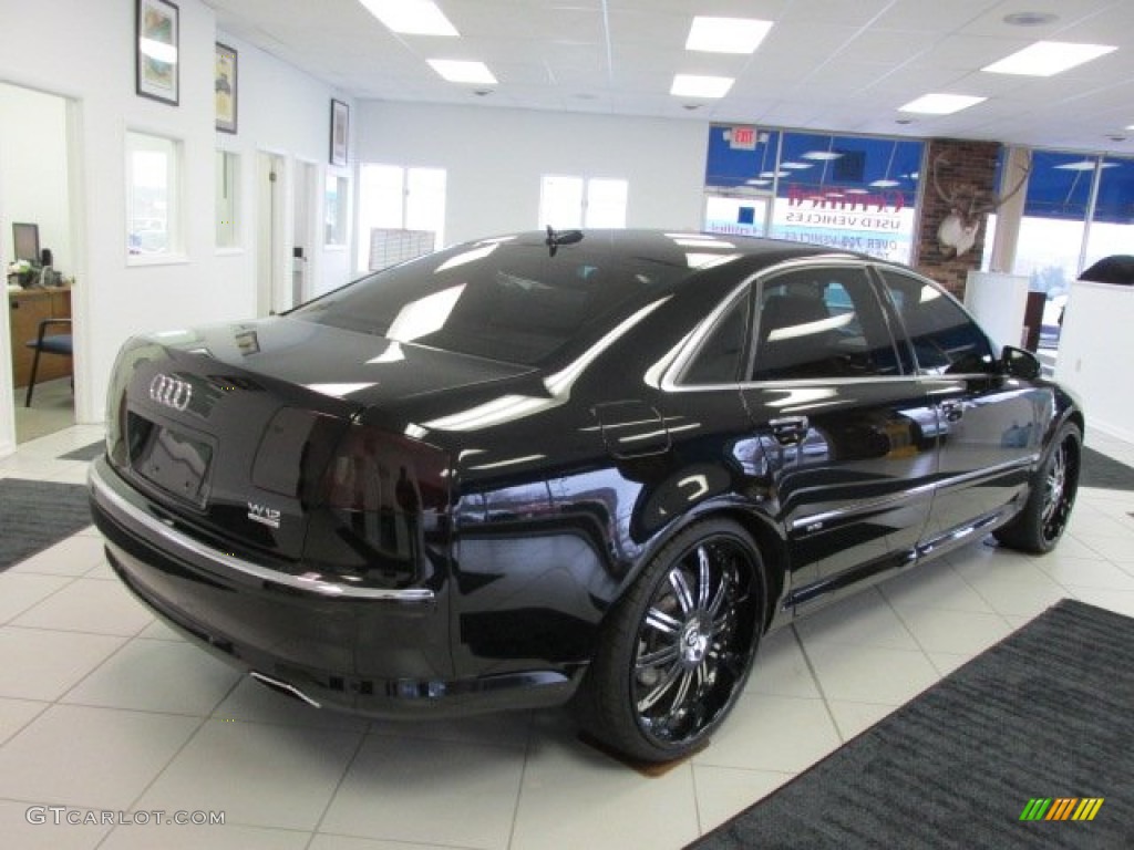 2005 A8 L W12 quattro - Brilliant Black / Platinum photo #9