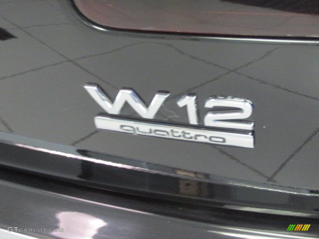 2005 A8 L W12 quattro - Brilliant Black / Platinum photo #10
