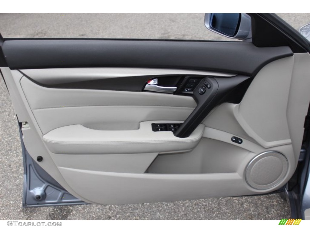 2012 Acura TL 3.5 Technology Taupe Door Panel Photo #77697149