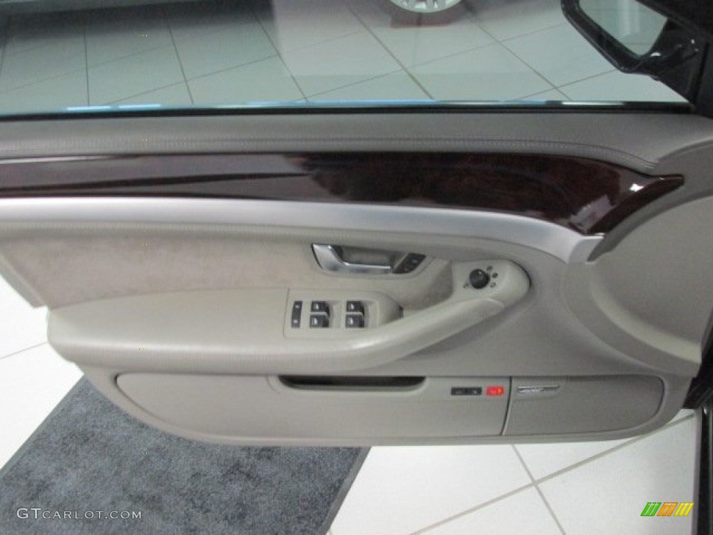 2005 Audi A8 L W12 quattro Platinum Door Panel Photo #77697222