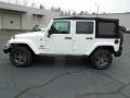 2013 Bright White Jeep Wrangler Unlimited Oscar Mike Freedom Edition 4x4  photo #3