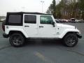 2013 Bright White Jeep Wrangler Unlimited Oscar Mike Freedom Edition 4x4  photo #6