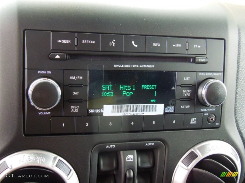 2013 Jeep Wrangler Unlimited Oscar Mike Freedom Edition 4x4 Controls Photo #77697861