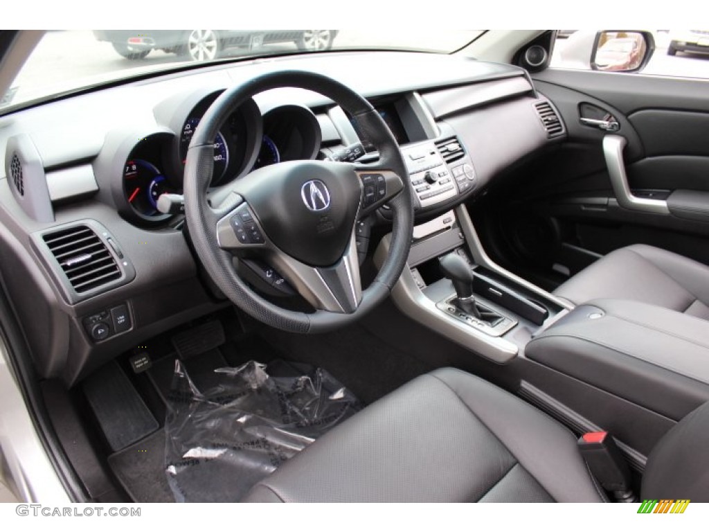 Ebony Interior 2010 Acura RDX Standard RDX Model Photo #77698497