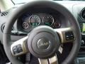2013 Jeep Compass Dark Slate Gray Interior Steering Wheel Photo