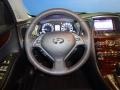 2012 Infiniti EX Graphite Interior Steering Wheel Photo