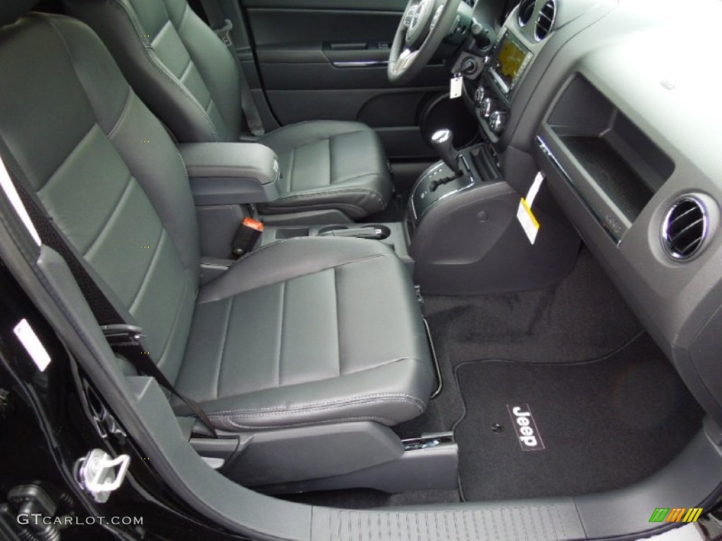 Dark Slate Gray Interior 2013 Jeep Compass Limited Photo #77699036