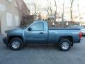 2007 Blue Granite Metallic Chevrolet Silverado 1500 LT Regular Cab 4x4  photo #2