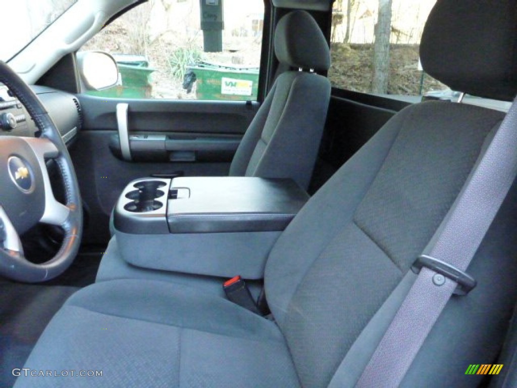 2007 Silverado 1500 LT Regular Cab 4x4 - Blue Granite Metallic / Ebony Black photo #4