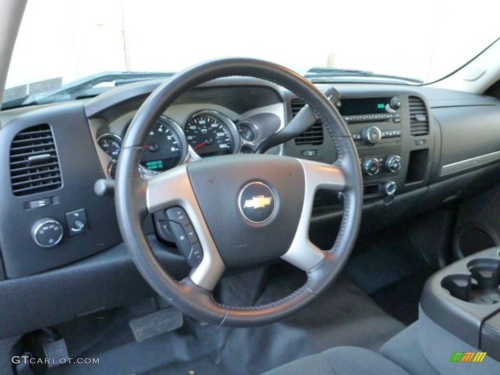 2007 Silverado 1500 LT Regular Cab 4x4 - Blue Granite Metallic / Ebony Black photo #6