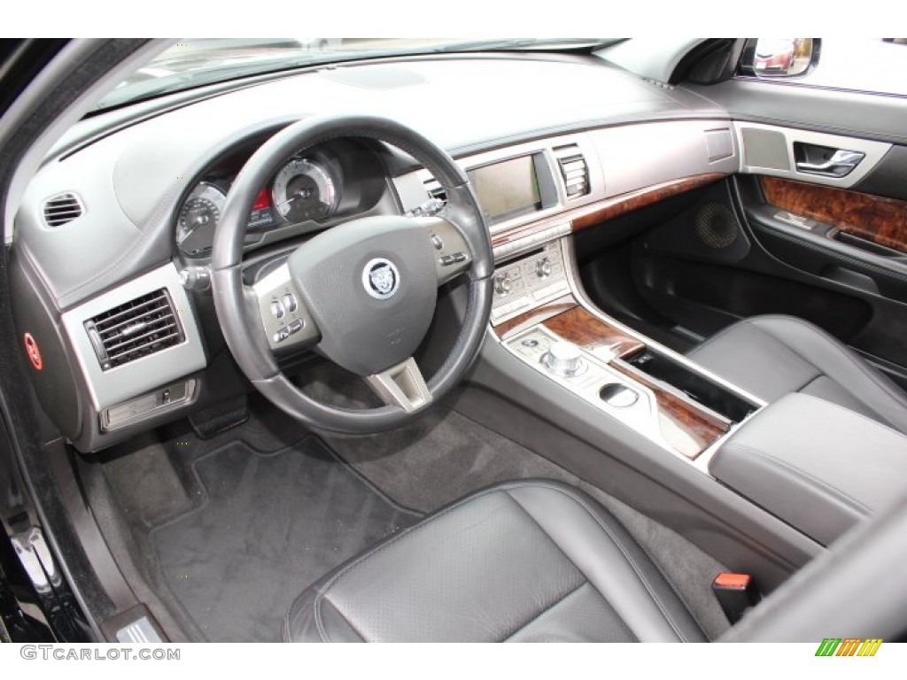 Warm Charcoal Interior 2010 Jaguar XF Premium Sport Sedan Photo #77699856