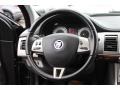 Warm Charcoal 2010 Jaguar XF Premium Sport Sedan Steering Wheel