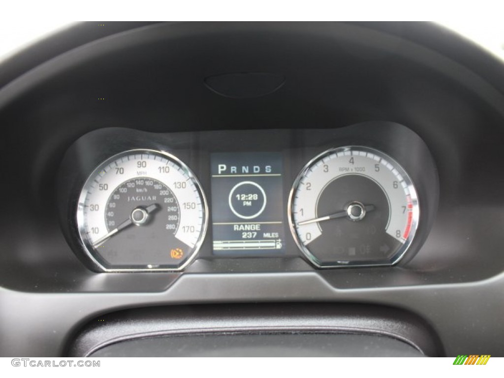 2010 Jaguar XF Premium Sport Sedan Gauges Photo #77700030