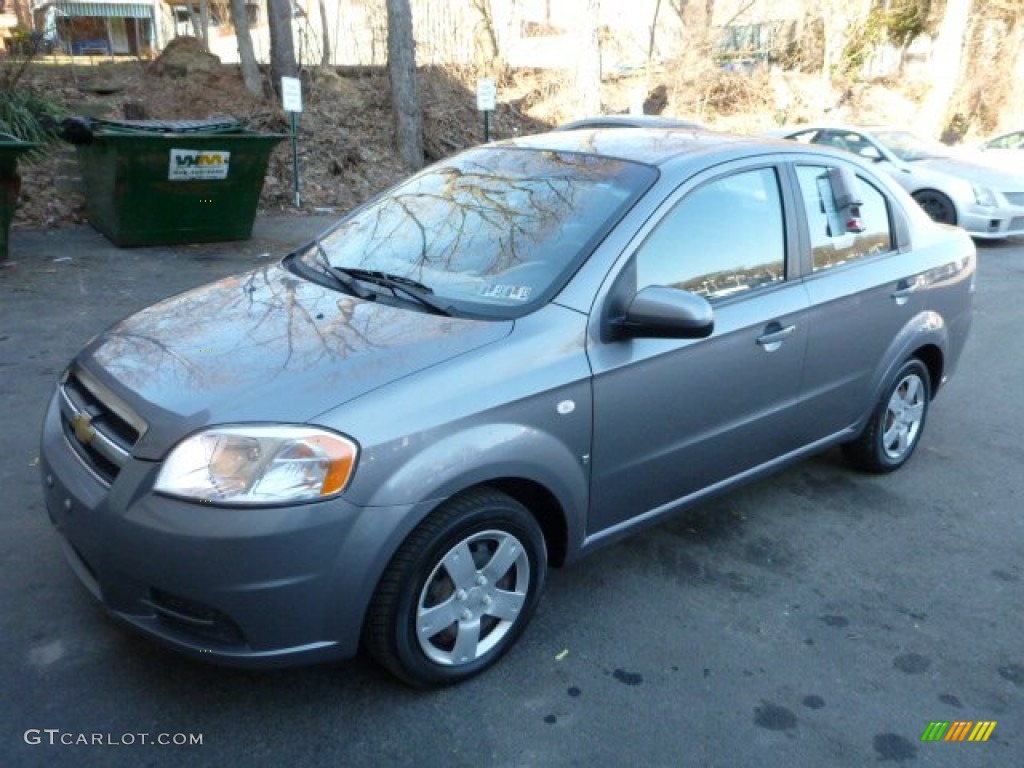 Medium Gray 2007 Chevrolet Aveo LS Sedan Exterior Photo #77700092