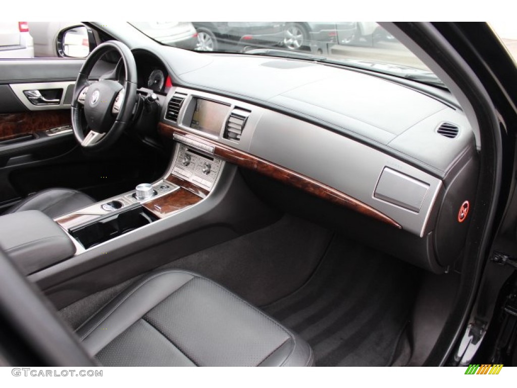 2010 Jaguar XF Premium Sport Sedan Warm Charcoal Dashboard Photo #77700163