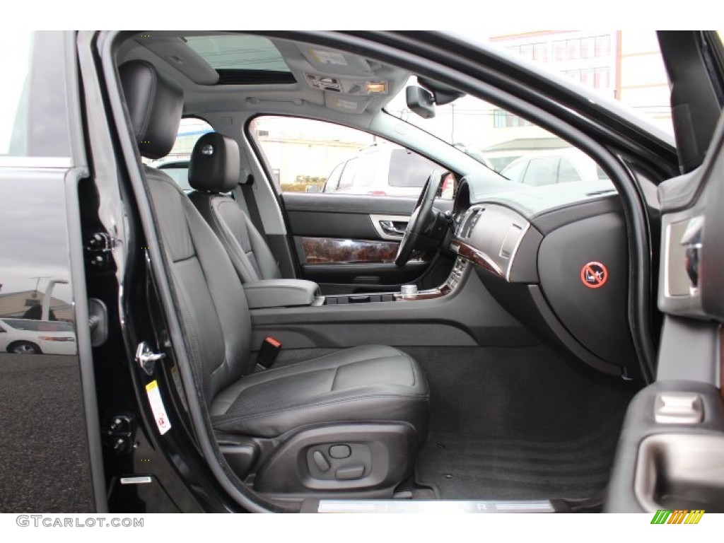 Warm Charcoal Interior 2010 Jaguar XF Premium Sport Sedan Photo #77700186