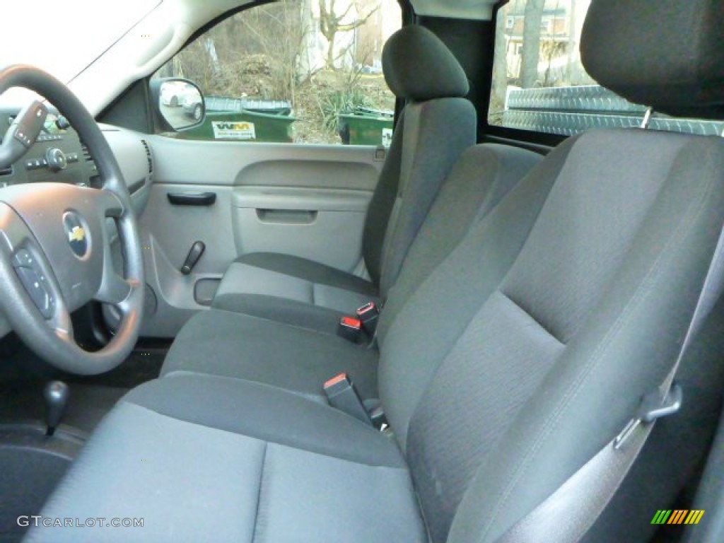 Dark Titanium Interior 2010 Chevrolet Silverado 2500HD Regular Cab 4x4 Photo #77700545