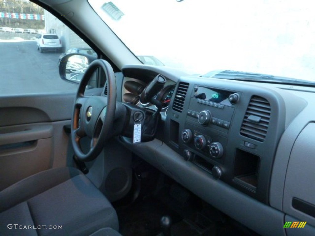 2010 Chevrolet Silverado 2500HD Regular Cab 4x4 Dark Titanium Dashboard Photo #77700556