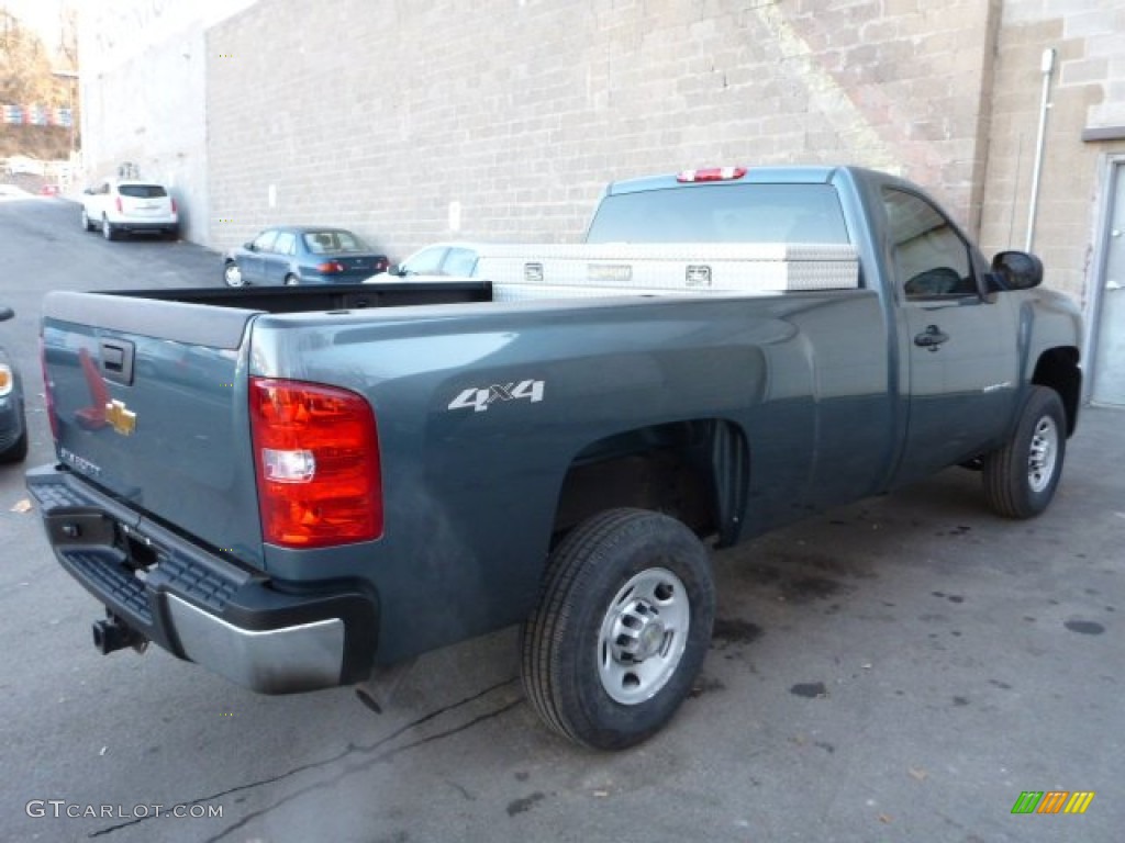 Blue Granite Metallic 2010 Chevrolet Silverado 2500HD Regular Cab 4x4 Exterior Photo #77700720