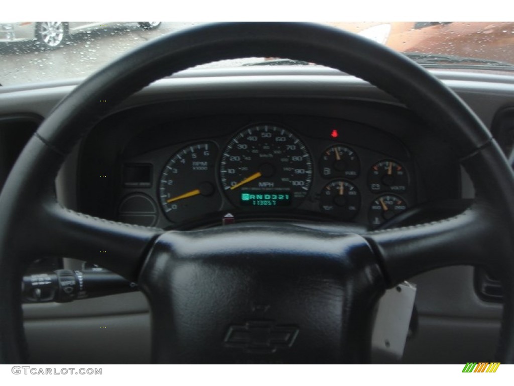 1999 Silverado 1500 LS Regular Cab - Dark Carmine Red Metallic / Medium Gray photo #21