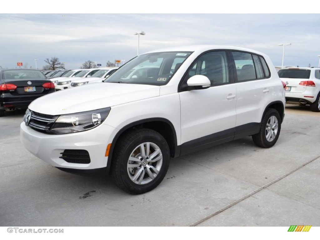 Candy White 2013 Volkswagen Tiguan S Exterior Photo #77701225