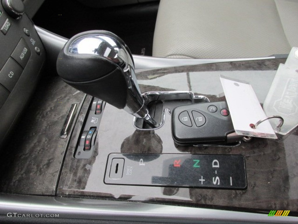 2010 Lexus IS 250 AWD 6 Speed Paddle-Shift Automatic Transmission Photo #77701786