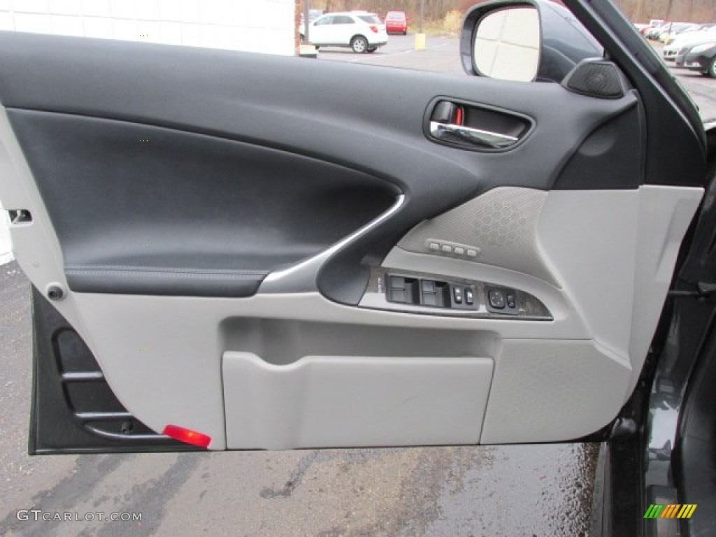 2010 Lexus IS 250 AWD Light Gray Door Panel Photo #77701865