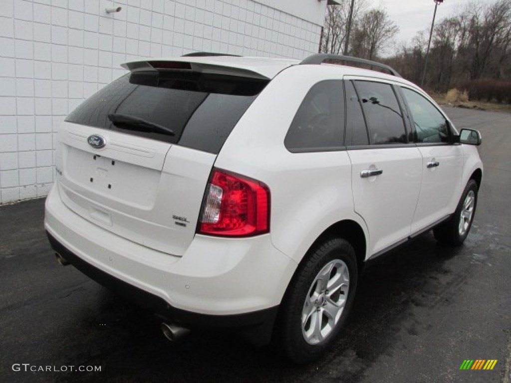 White Platinum Tri-Coat 2011 Ford Edge SEL AWD Exterior Photo #77702169