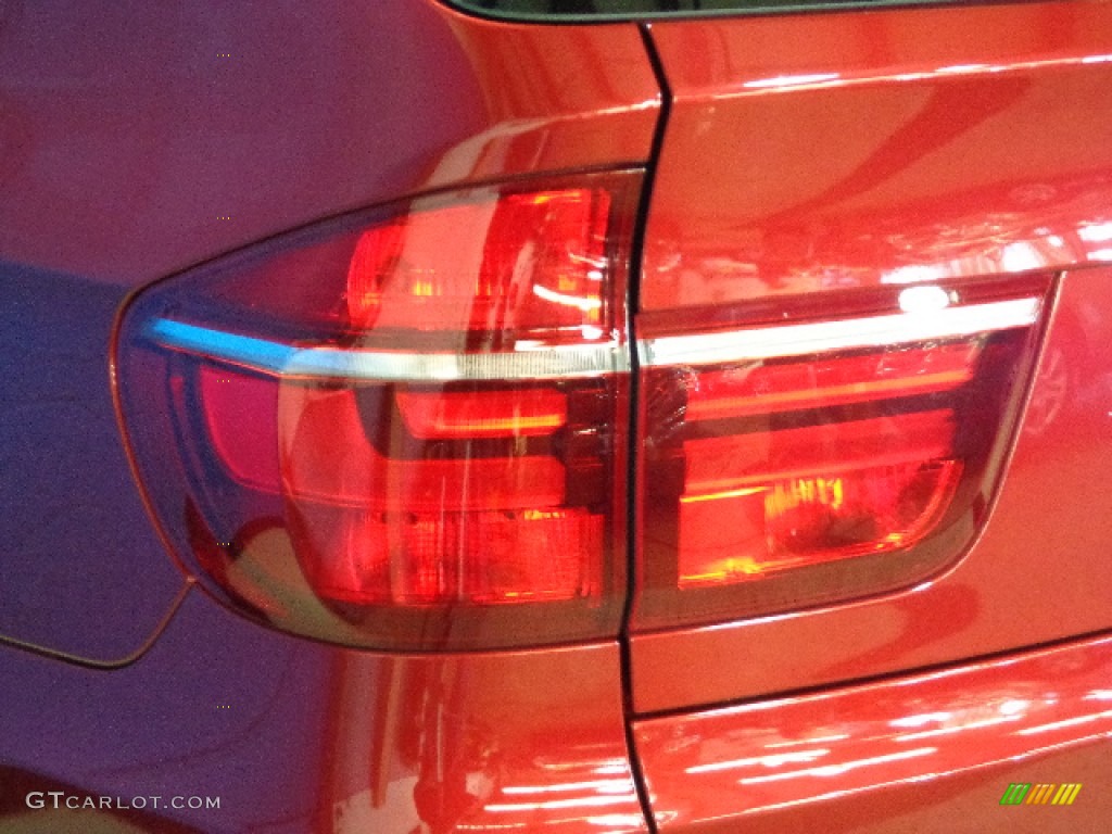 2012 X5 xDrive50i - Vermillion Red Metallic / Black photo #7
