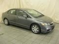 Polished Metal Metallic 2010 Honda Civic LX Sedan Exterior