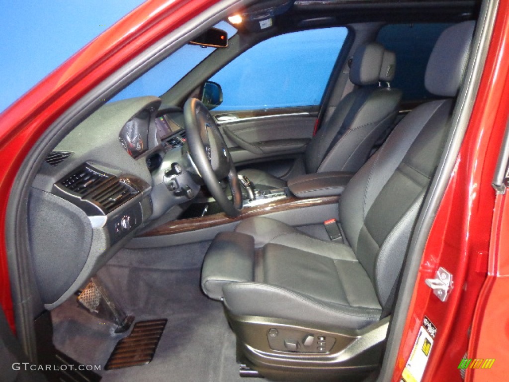 2012 X5 xDrive50i - Vermillion Red Metallic / Black photo #21
